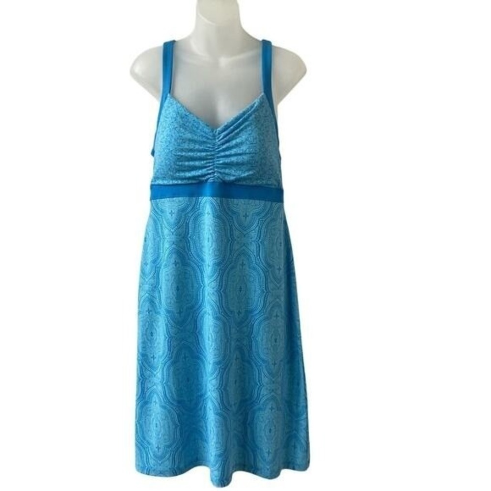 Dakini Babydoll Athletic Dress Women M Blue Empire Waist Camping‎ Cottagecore - Picture 2 of 10